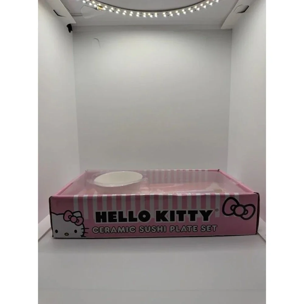 Hello Kitty, ceramic sushi plate set